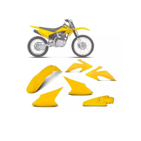 Imagem de Kit plastico protork (6 pecas ) crf 230 2008-2014 amarelo