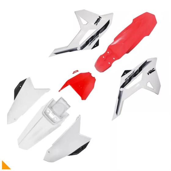 Imagem de Kit Plástico R1DE Crf 230f Biker Com Adesivos