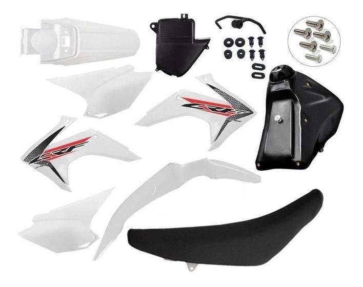Kit Plastico Roupa Crf 230 Adaptável Bros Xr200 Tornado Xtz Amx