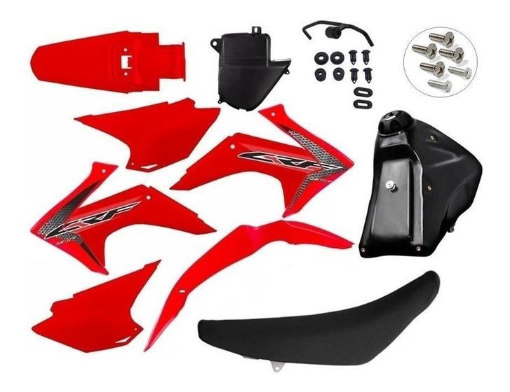 Kit Plastico Roupa Crf 230 Adaptável Bros Xr200 Tornado Xtz Amx