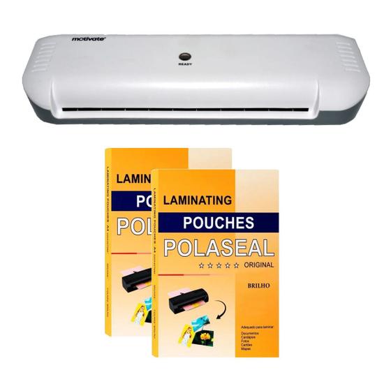 Imagem de Kit Plastificadora Laminadora 220v e Polaseal RG 0,05 200und