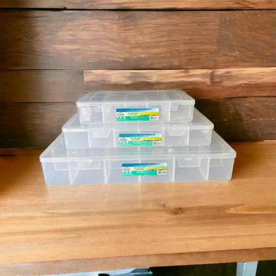 Imagem de Kit PMG Caixa Com Divisórias 3 Tamanhos