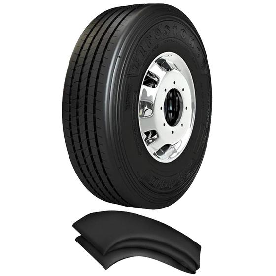 Imagem de Kit Pneu 275/80R22.5 Liso 149/146L Fs440z Firestone + Camara