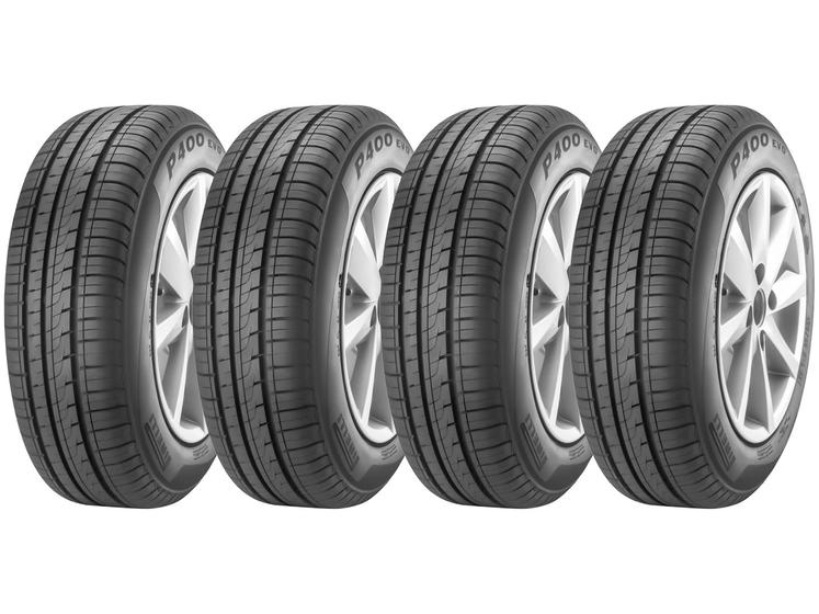 Kit Pneu Aro 14” Pirelli 185/65R14 86T P400 EVO Menor preço em Kit Pneu Aro 14” Pirelli 185/65R14 86T P400 EVO