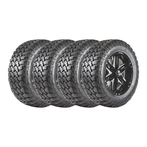 Imagem de Kit Pneu Delinte Aro 17 35x12.5R17 DX-9 Bandit M/T 10 Lonas 121Q 4 Un