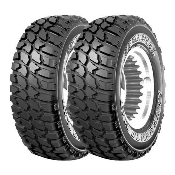 Kit Pneu GT Radial Aro 16 305/70R16 Adventuro MT 8 Lonas 118/115Q 2 Un Menor preço em Kit Pneu GT Radial Aro 16 305/70R16 Adventuro MT 8 Lonas 118/115Q 2 Un