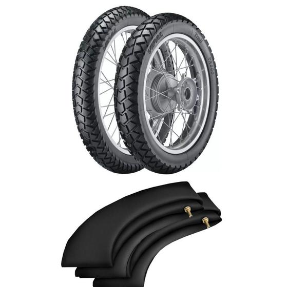 Kit Pneu Xr250 Tornado 120/80-18 + 90/90-21 Tr300 Vipal Menor preço em Kit Pneu Xr250 Tornado 120/80-18 + 90/90-21 Tr300 Vipal