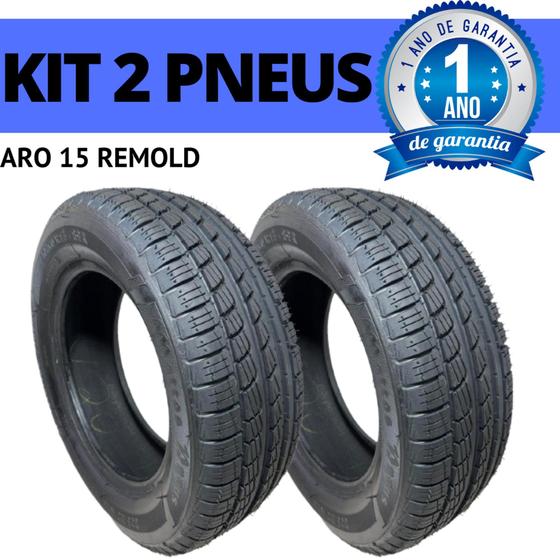 Imagem de Kit Pneus aro 15 - 2 pneus 195/60R15 Astra / Corolla / Focus / Idea / Punto / Sentra / Vectra