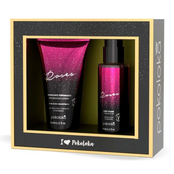 Imagem de Kit Pokochic Roses ( Body Splash 60ml + Loção Hidratante 60ml )