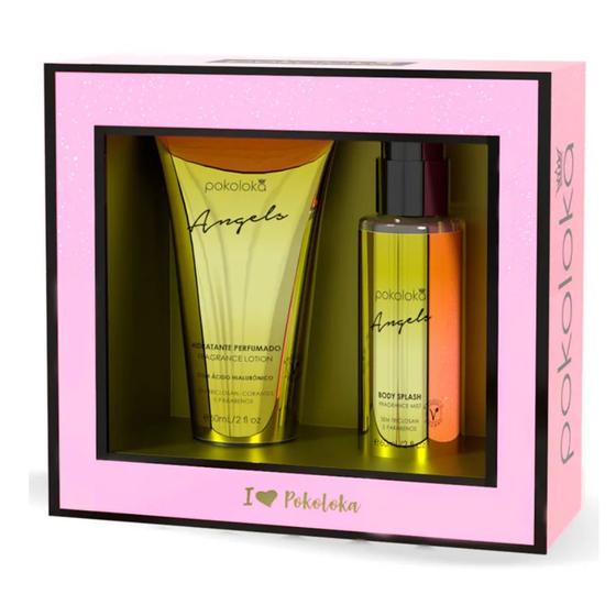 Imagem de Kit Pokosecret Angels ( Body Splash 60ml + Loção Hidratante 60ml )