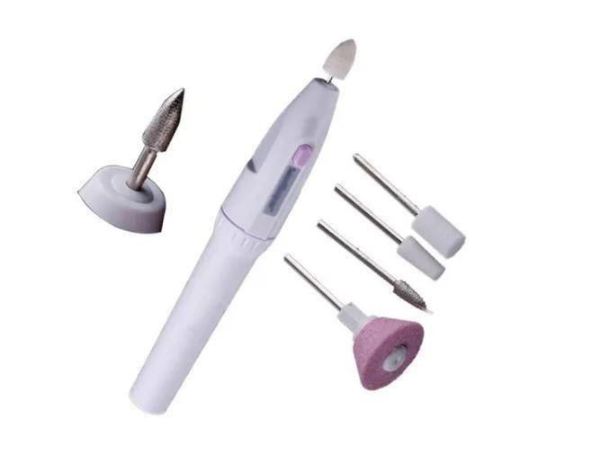Imagem de Kit Polidor De Unhas Lixa De Unha Automática 5 Adaptadores
