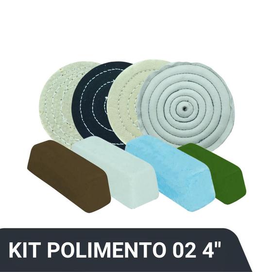 Imagem de Kit Polimento Completo 02 - 4"