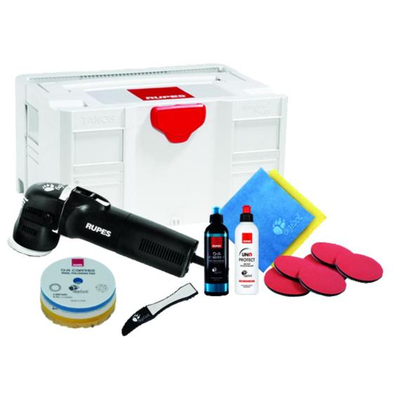 Imagem de Kit Politriz Orbital LHR75E Mini 3'' + Box Com Itens Rupes