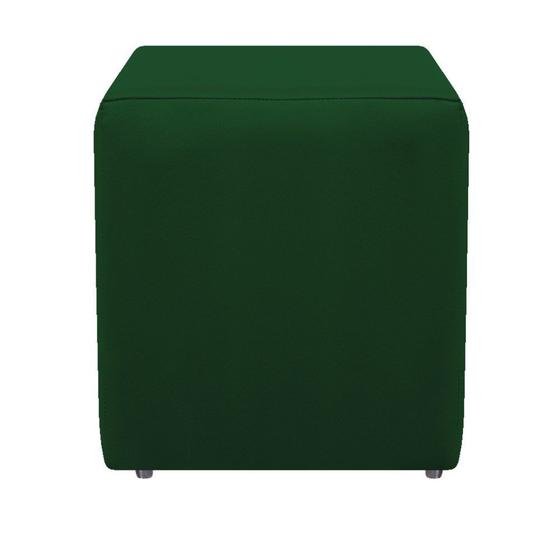 Imagem de kit Poltrona, Namoradeira Babel e Puff Banqueta Dado Sala de Espera Recepção Suede Verde - KDAcanto Móveis