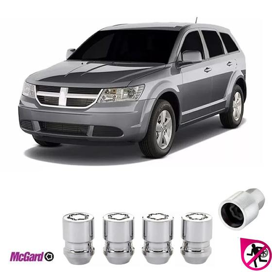 Imagem de Kit Porca Antifurto Roda Dodge Journey 2009 a 2018 Original