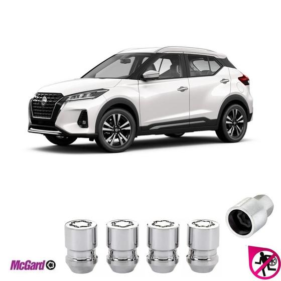 Imagem de Kit Porca Antifurto Roda Nissan Kicks 2017 A 2023 Original