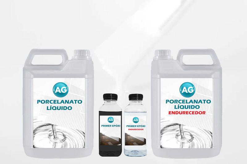 Imagem de Kit Porcelanato Líquido Branco Sinal AG - RAL9003 por M²