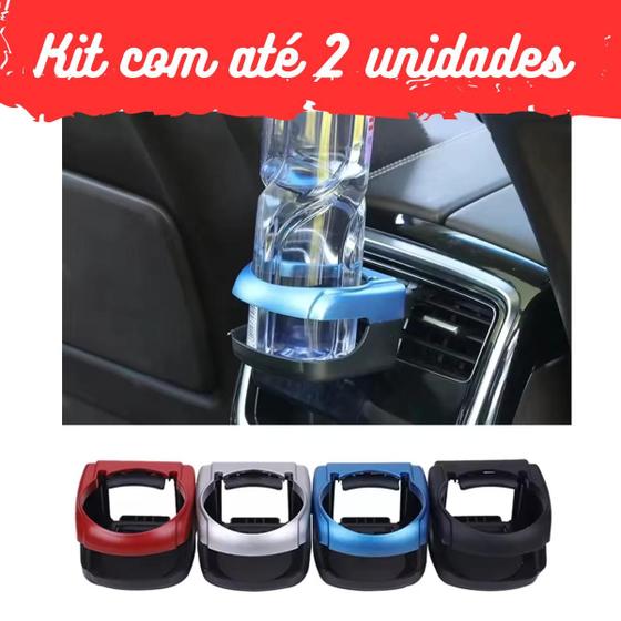 Imagem de Kit Porta Copo Universal Porta Bebida Saída  Ar Carro Onibus