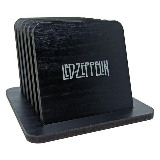 Imagem de Kit Porta Copos Banda de Rock Led Zeppelin - Rockspot