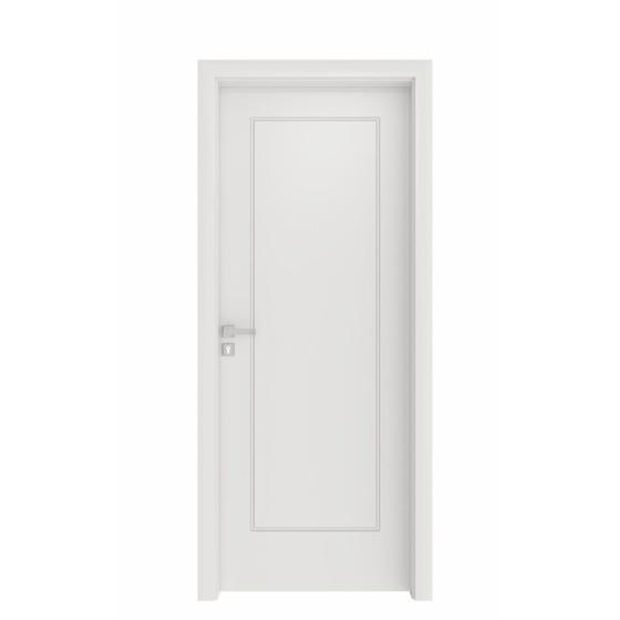 Imagem de Kit Porta de Madeira 210x60cm Batente Ultra 13cm Novara Premium Famossul