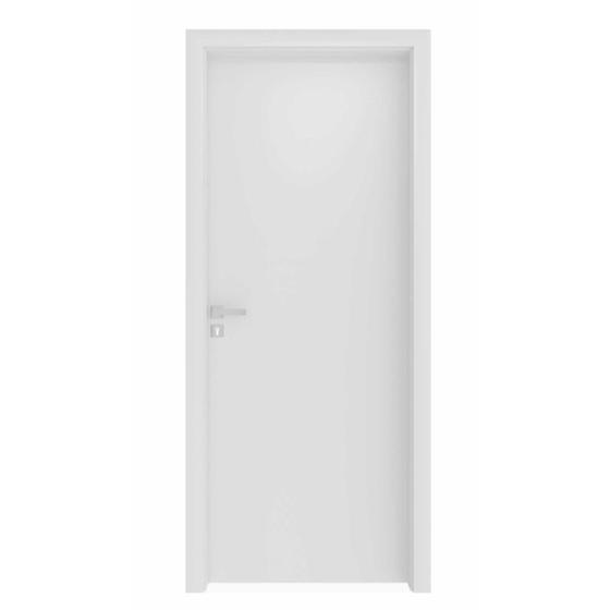 Imagem de Kit Porta de Madeira 210x90cm Batente Ultra 11cm Lisa Premium Famossul