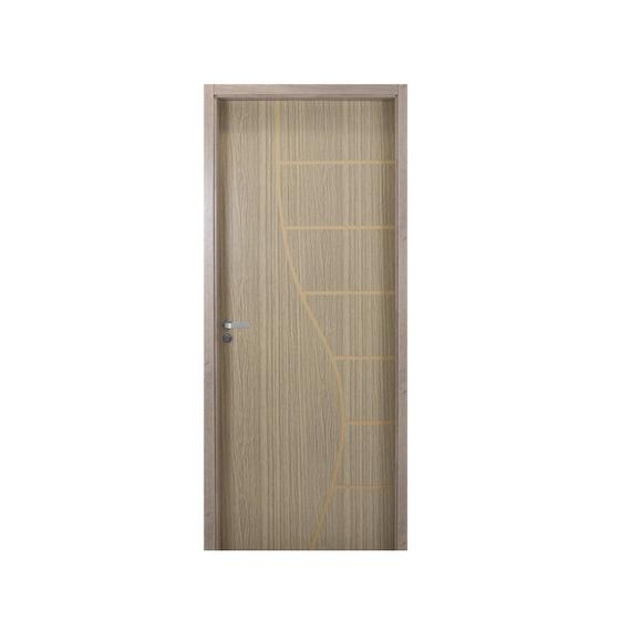 Imagem de Kit Porta de Madeira Decorada 215x64cm com Batente de MDF Ultra 10cm Cantareira MGM