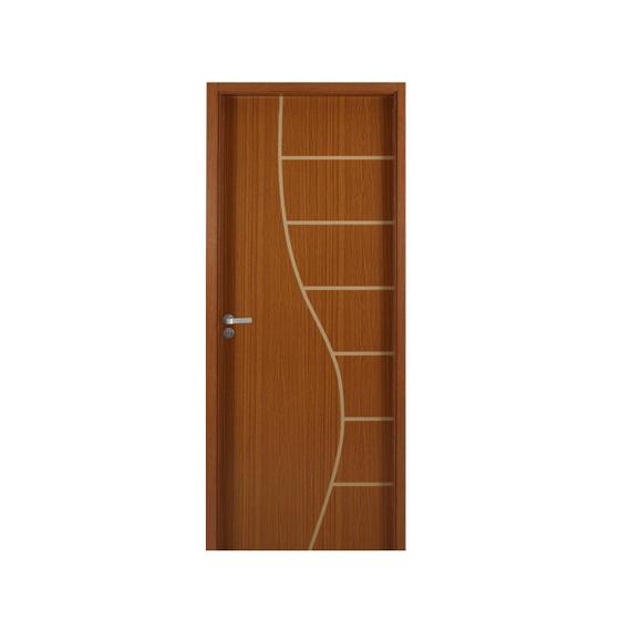 Imagem de Kit Porta de Madeira Decorada 215x94cm com Batente de MDF Ultra 10cm Cantareira MGM