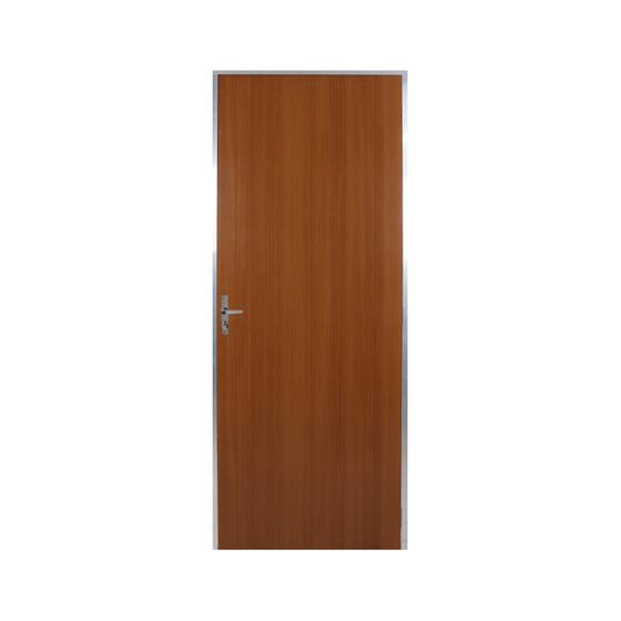 Imagem de KIt Porta de Madeira Lisa 212x85cm com Batente de Alumínio 3,6cm Ecomadeiral MGM