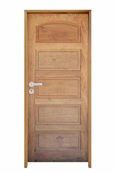 Imagem de Kit Porta de Madeira Ruby 82 x 2.10 Bat.14cm Fech.Ext Stilo Cromada - Hale