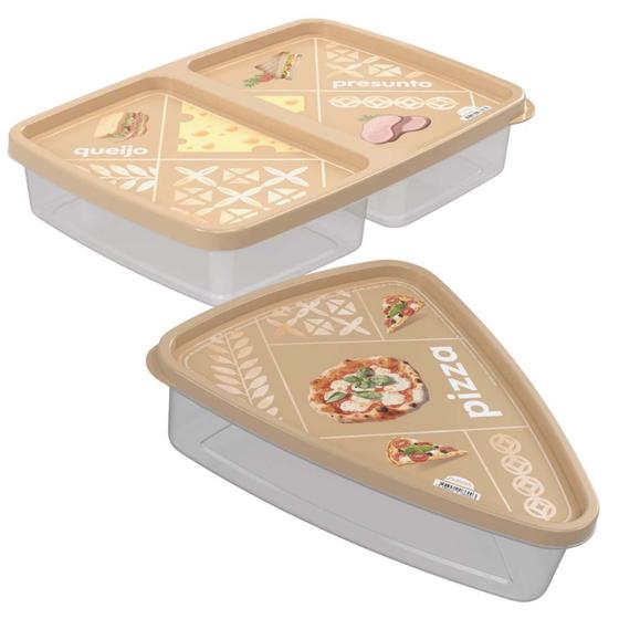 Imagem de Kit porta frios e porta pizza Plasutil