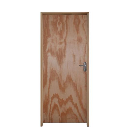 Imagem de Kit Porta Lisa de Madeira Mescla 70 X 2.10 Batente Ecológico 09cm Fechadura Comum Lado Direito - Hale