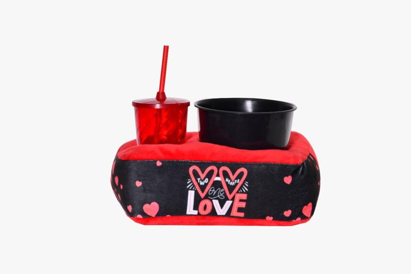 Imagem de Kit Porta Pipoca Com Almofada Balde e Copo 30cm - FOFUXOS DE PELÚCIA