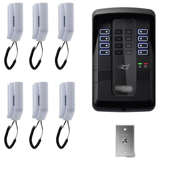 Imagem de Kit Porteiro Coletivo Com 6 Pontos Interfone Intelbras