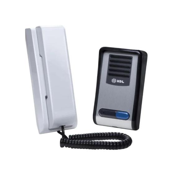 Imagem de Kit Porteiro Eletrônico F8SN C/ Interfone AZS02 Branco Hdl Legrand
