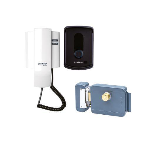 Kit Porteiro Eletrônico IPR 8010 + Fechadura Elétrica FX 2000 Intelbras Menor preço em Kit Porteiro Eletrônico IPR 8010 + Fechadura Elétrica FX 2000 Intelbras