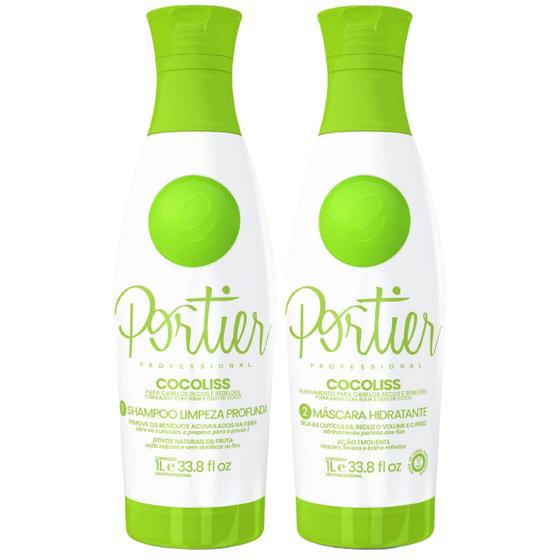 Imagem de Kit Portier Cocoliss Shampoo e Máscara 1L Original!