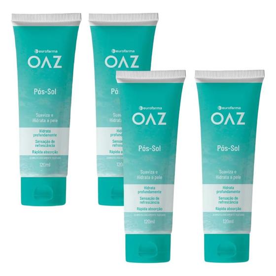 Imagem de Kit Pós-Sol OAZ Gel Com 4 Unidades De 120ml Cada