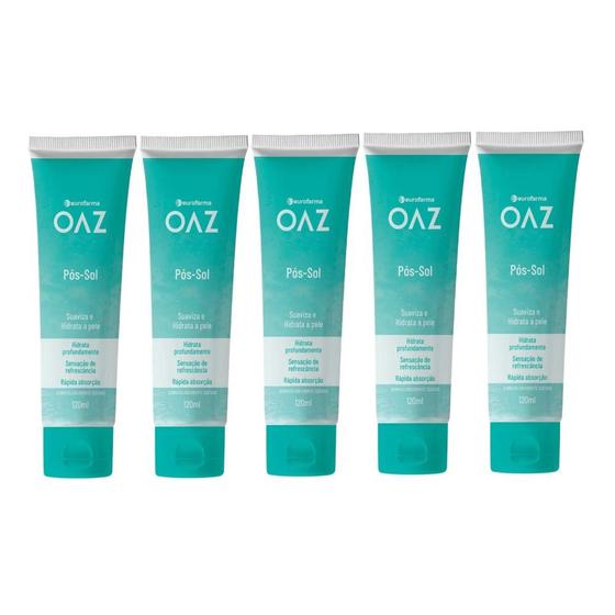 Imagem de Kit Pós-Sol OAZ Gel Com 5 Unidades De 120ml Cada