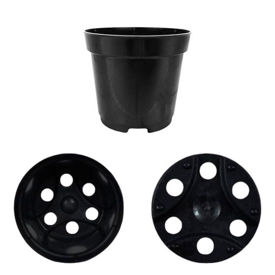 Imagem de kit pote 6 material resistente lembrancinha vaso para escritorio, enfeite, mesa de centro e escrivaninha - 60 unidades