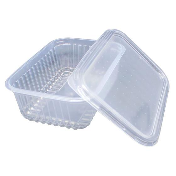 Imagem de Kit pote e tampa prafesta retangular 750 ml com 24 unidades