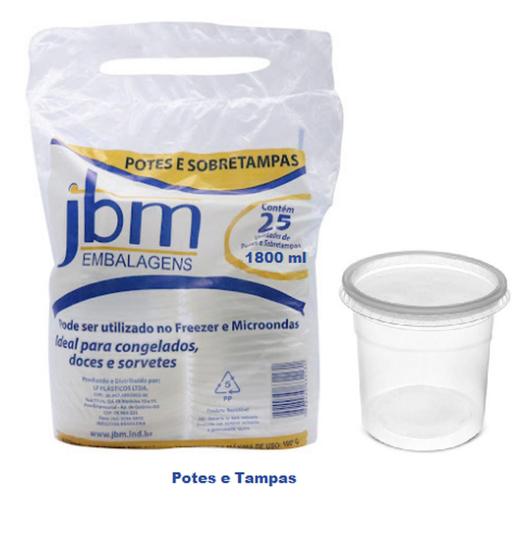 Kit Pote PP 1800ml Pode ir ao Freezer e forno Micro ondas Jbm Pote Magazine Luiza Kit Pote PP 1800ml Pode ir ao Freezer e forno Micro ondas Jbm Pote Magazine Luiza