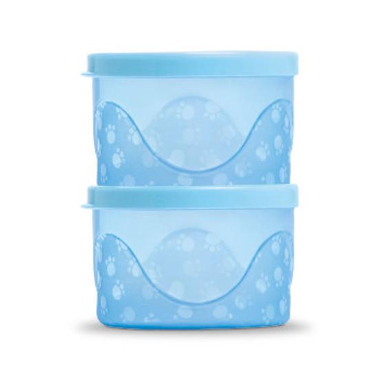 Imagem de Kit potes infantil 300ml (2 potes e 2 tampas) - adoleta