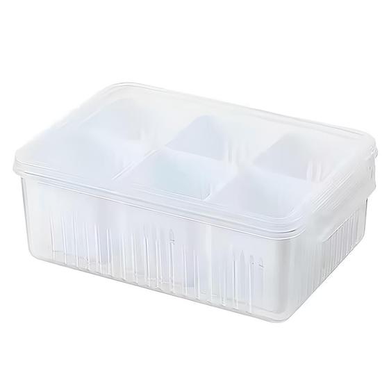 Imagem de Kit Potes Organizador De Alimentos Para Freezer E Geladeira