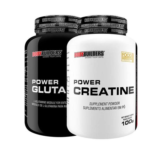 Imagem de Kit Power Glutamine 100G + Power Creatine 100G Bodybuilders