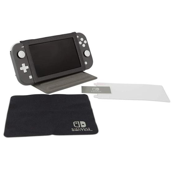 Imagem de Kit PowerA Case de Proteção + Pano de Limpeza, Protetor de Tela + Aplicador - Nintendo Switch Lite