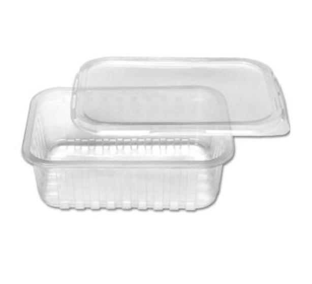 Imagem de Kit PP Pontes e Tampas Retangular 500ml - 20 unidades Trik Trik