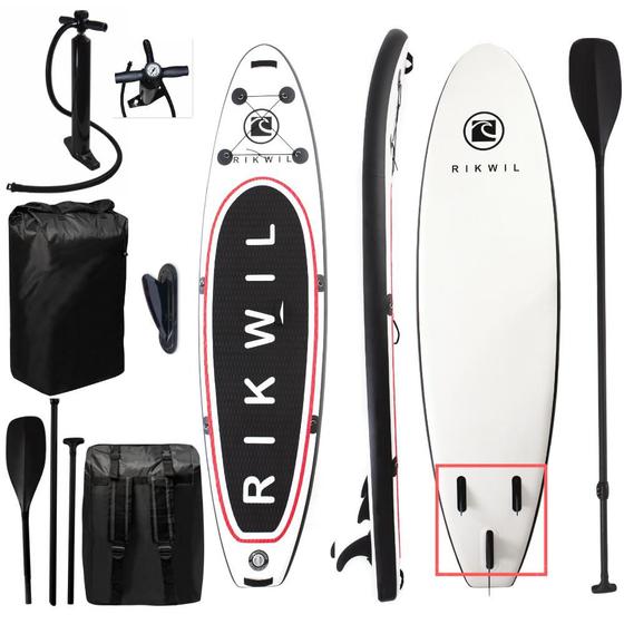 Imagem de KIT PRANCHA STAND UP INFLÁVEL RIK WIL EXPEDITION PLUS 10.6 pés COMPLETO BOMBA REMO BOLSA QUILHA