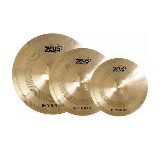 Kit Pratos Zeus HYBRID SET C Liga B20 14"16"20" + Bag Zeus Cymbals