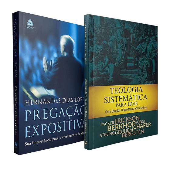 Imagem de Kit Pregação Expositiva Hernandes D. Lopes + Teologia Sistemática para Hoje