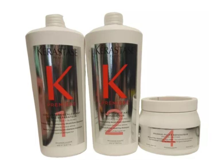 Imagem de Kit Premiere Pré Shampoo+ Shampoo 1l+ Másc 500g Kluxo